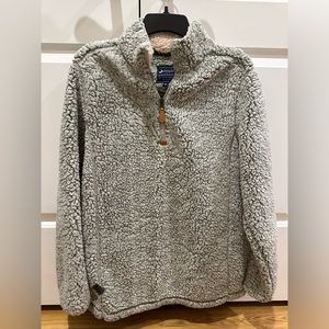 Simply Southern Sherpa Quarter Zip Pullover - Size Medium